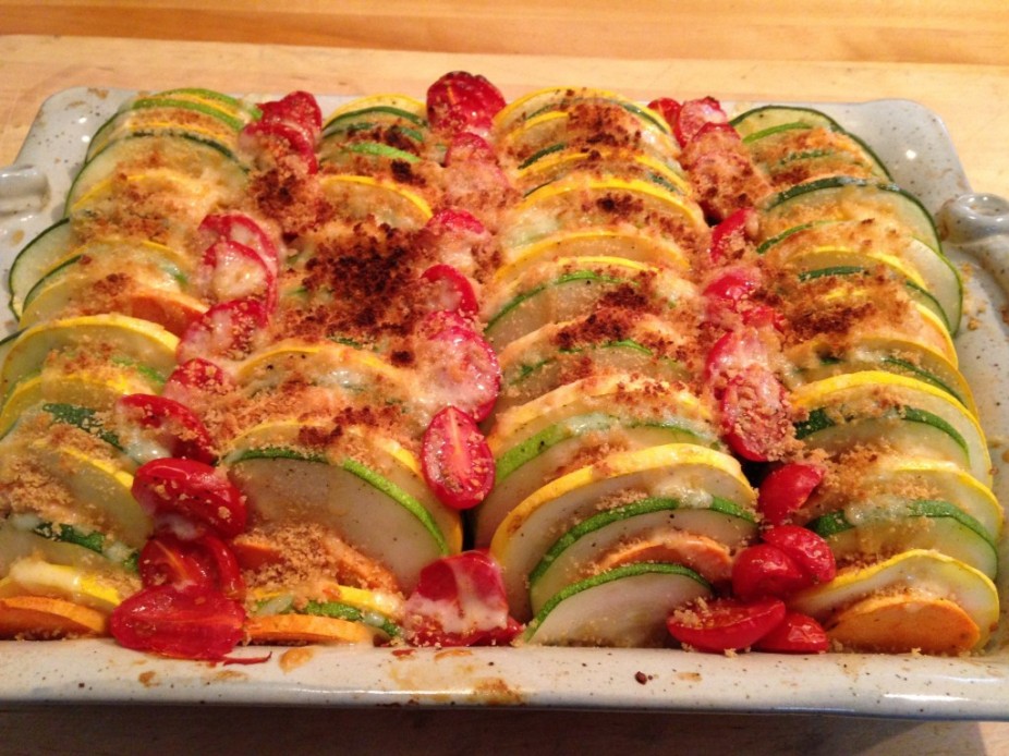 Zucchini & Sweet Potato Bake