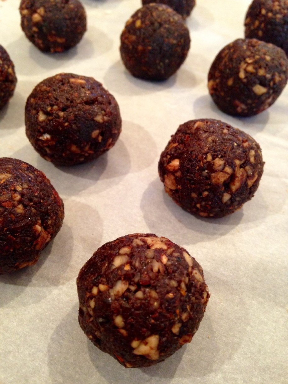 Brownie Batter Protein Bites