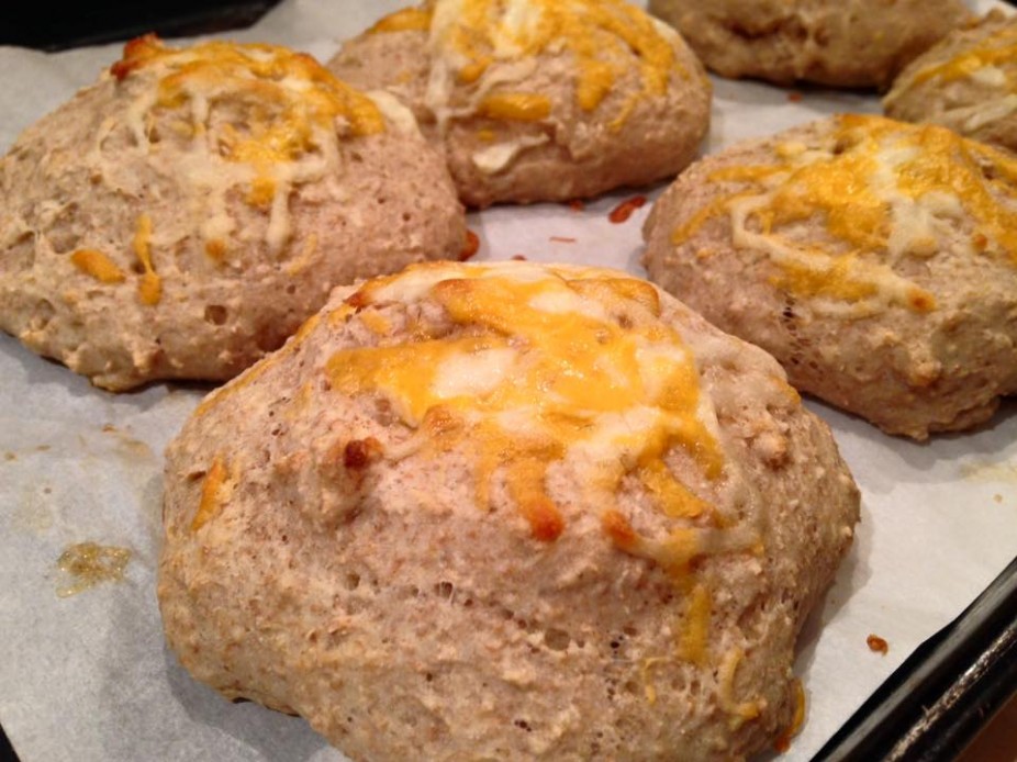 Whole Wheat Cheddar Cheese Biscuits