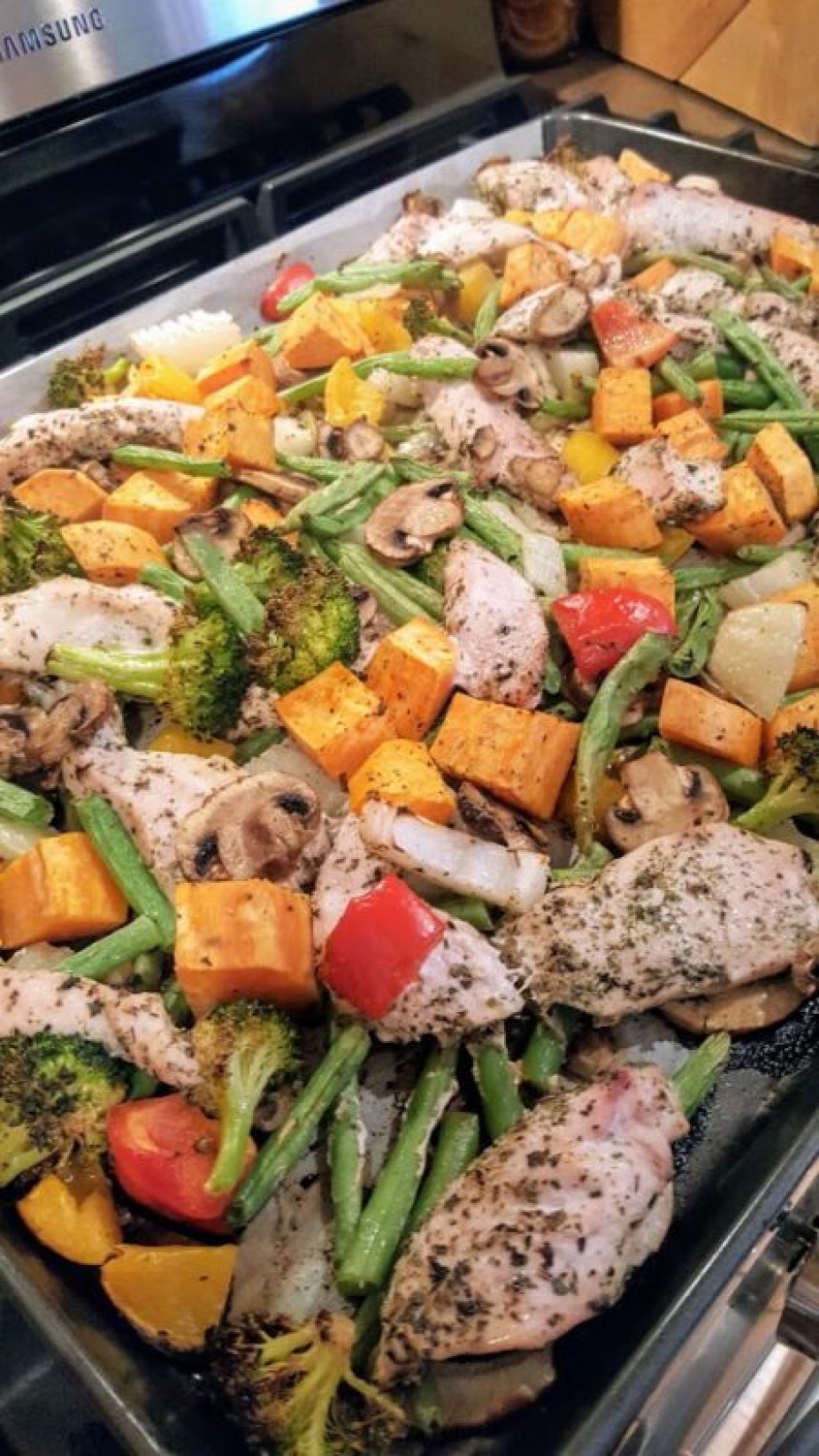 Simple Chicken & Veggie Bake