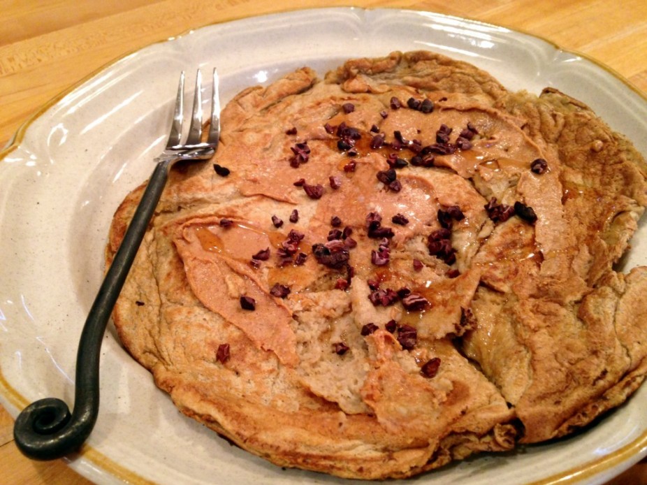 Peanut Butter & Banana Protein Pancake
